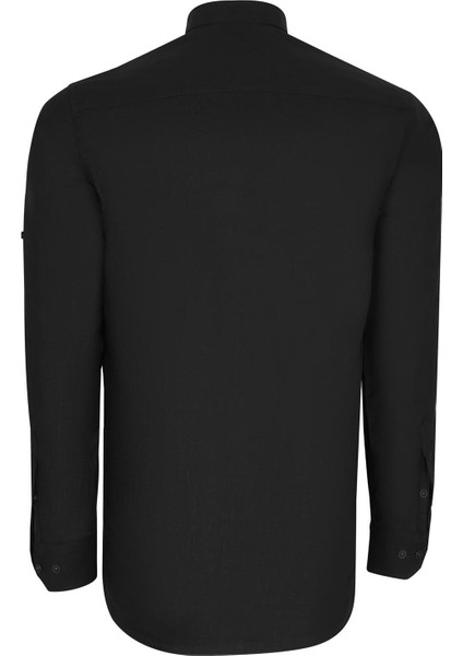 Ikili Set G721 Dewberry Erkek Gömlek-Siyah-Bordo modelleri