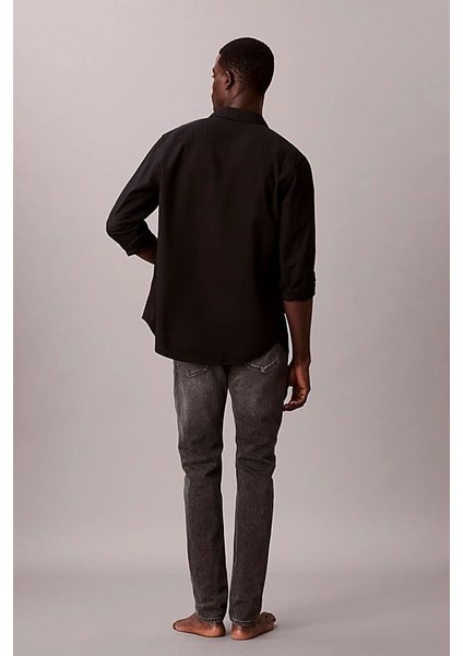 Erkek Slim Taper Hearst Dar Paça Jean Pantolon - Gri modelleri