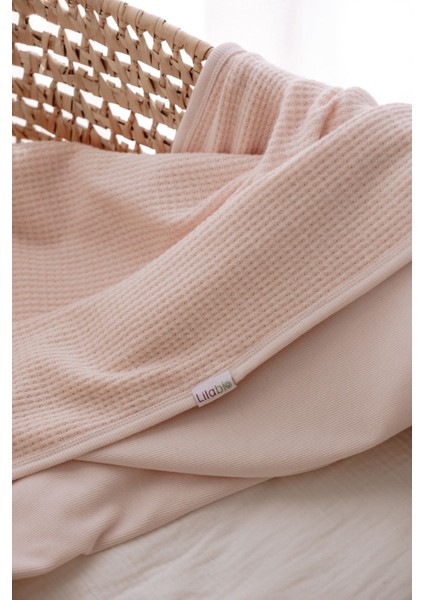 %100 Organik Pamuk Çift Katlı Pike Bebek Battaniyesi (90X90CM) fiyatları