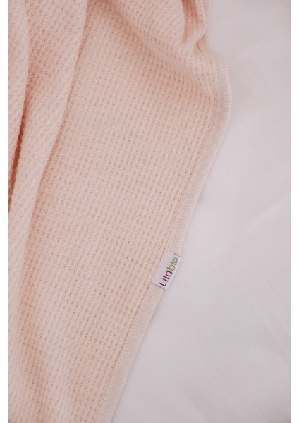 %100 Organik Pamuk Çift Katlı Pike Bebek Battaniyesi (90X90CM) fırsatları