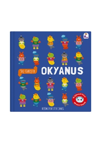 Seç – Karıştır : Okyanus (15 Eğlenceli Parça, 120 Farklı Seçenek) (Ciltli)