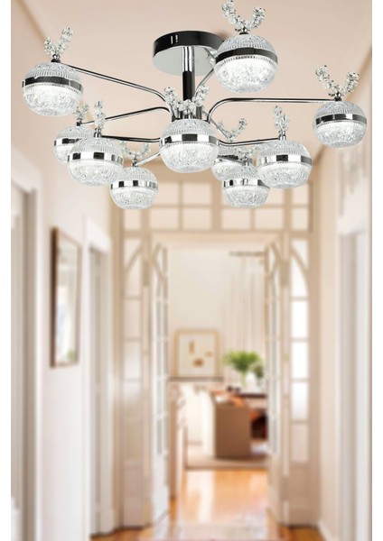 Lord Ledli 10.lu Avize Krom Kaplama