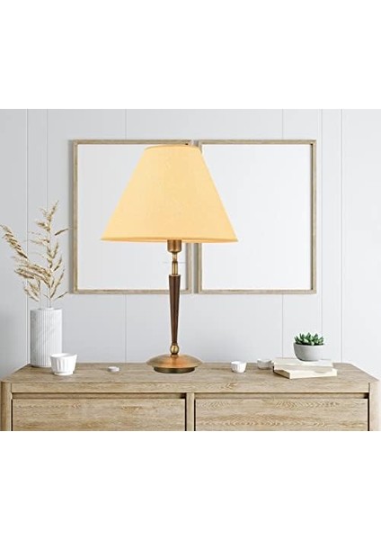 9009 Masa Lambası, Metal Ahşap, Eskitme fiyatları