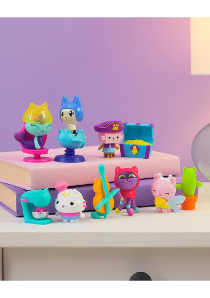 Gabbys Dollhouse Baby Box Cat ve Treasure Box Figür ve Aksesuar Seti 20149924 modelleri