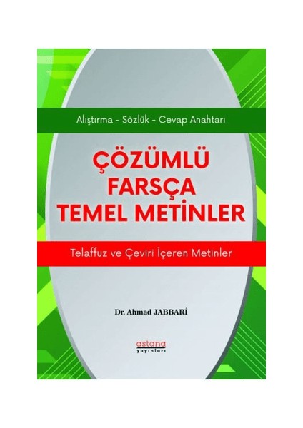 Çözümlü Farsça Temel Metinler