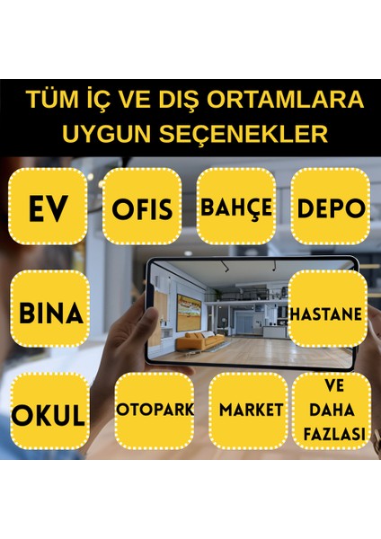 Gerçek 5 Mp Metal Kasa 8 Kameralı Ahd Güvenlik Seti 1 Tb HDD Dahil - ST85100GM indirimleri