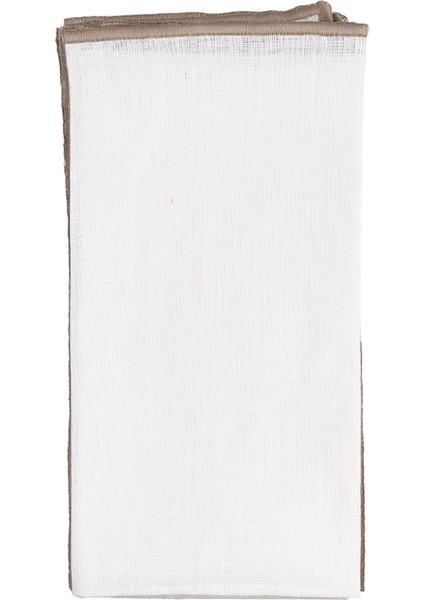 Basic Keten Peçete 2'li Beyaz 1 Adet