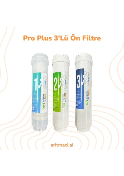 Pro Plus 3'lü Ön Filtre Seti