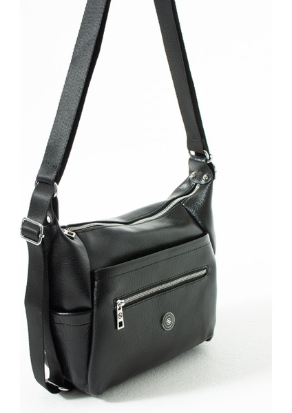 Sanmorris Glc Kadın 4 Bölmeli Suni Yumuşak Deri Omuz ve Sırt Çantası modelleri