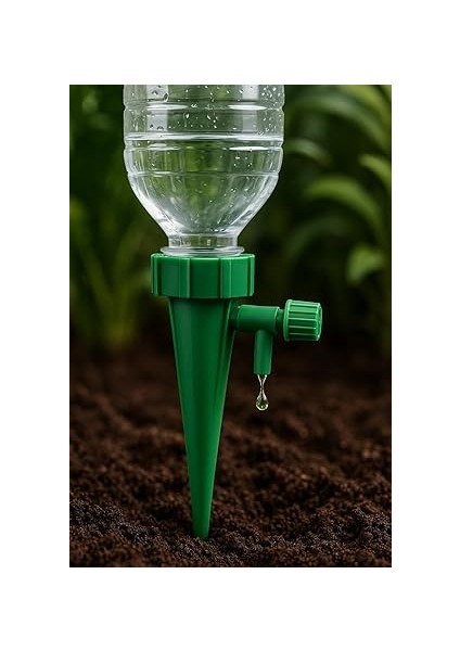 Store Bitki Sulama Aparatı, Ayarlanabilir Musluklu, Su Hazneli, Sağlam Plastik, Kolay Kurulum, Bahçe ve Saksı Bitkileri Için (Pet Şişeyle Birlikte) fırsatları