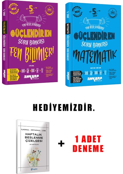 5.sınıf Güçlendiren Soru Bankası 2'li Set (Güncel Marif Model)