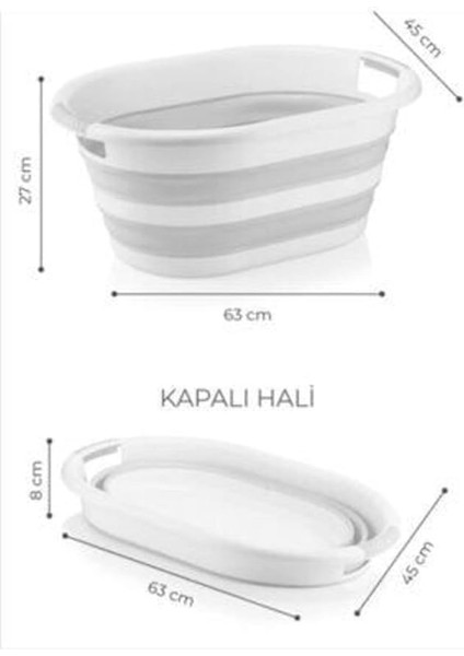 Life Katlanır Oyuncak ve Çamaşır Sepeti, Çok Renkli, 38 Lt fırsatları