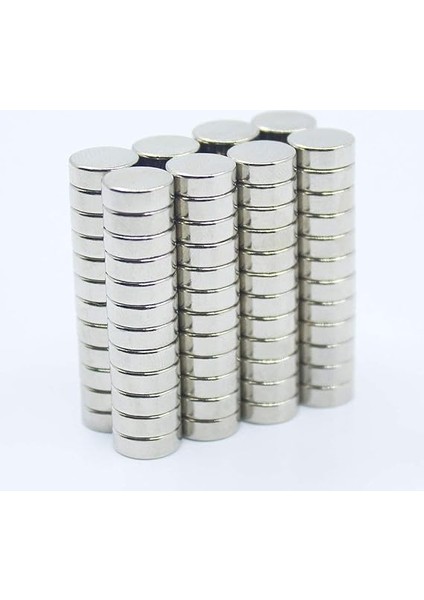 Adet 8x3 mm Yuvarlak Güçlü Neodyum Mıknatıs (Çap 8 mm Kalınlık 3 Mm) fiyatları