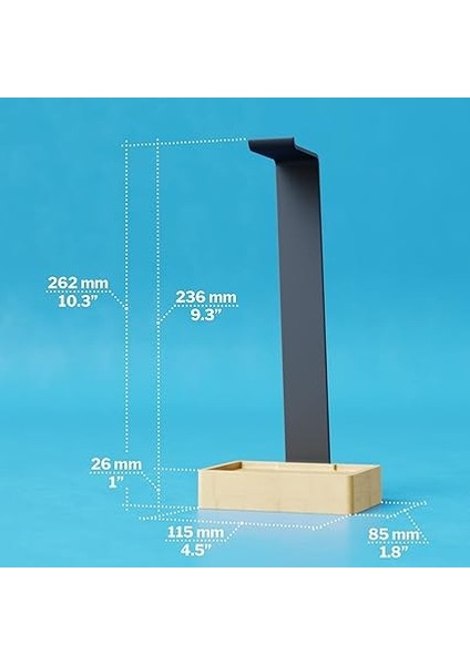 Essentials – Kulaklık Tutucu ve Başlık Askısı, Son Derece Dayanıklı Metal ve Bambudan Yapılmış, Plastiksiz – Pratik Tutucu Başlığı Korur ve Masa Düzenini Sağlar modelleri