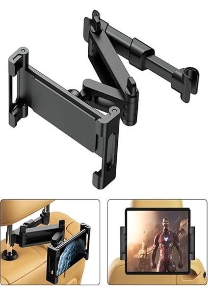 Içi Koltuk Arkası Telefon Tablet Tutucu Uzayabilen Mesafe Ayarlı ATT49 modelleri