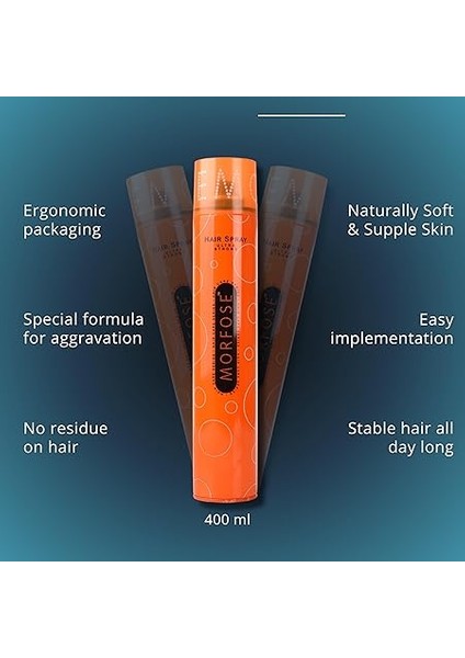 Saç Spreyi Ultra Strong Turuncu 400 ml fırsatları