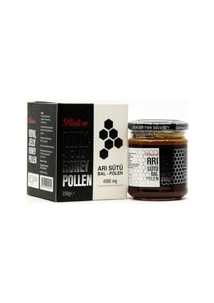 Balen Arı Sütü Bal Polen Karışım 4000 Mg. AR0085