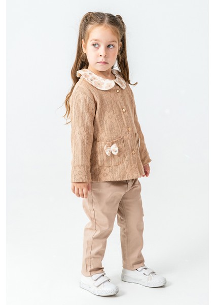 Fiyonk Cep Detaylı Kız Çocuk 3\'lü Takım - 26K 4497 fiyatları