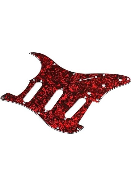 11 Delik Strat Gitar Pickguard Sss Scratch Plaka Stratocaster Tarzı Gitar Leopar Şerit fiyatları
