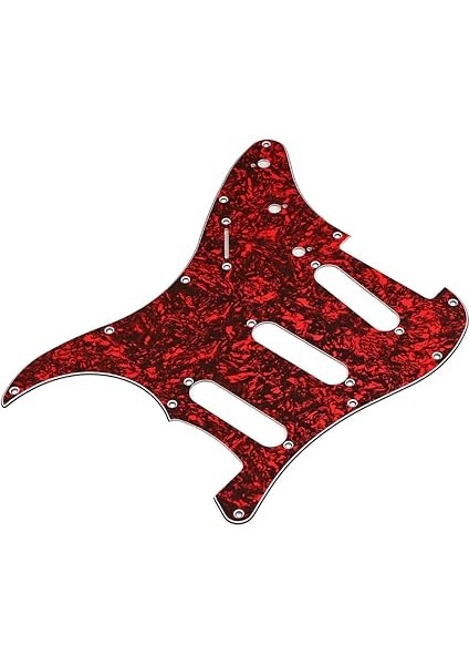 11 Delik Strat Gitar Pickguard Sss Scratch Plaka Stratocaster Tarzı Gitar Leopar Şerit indirimleri