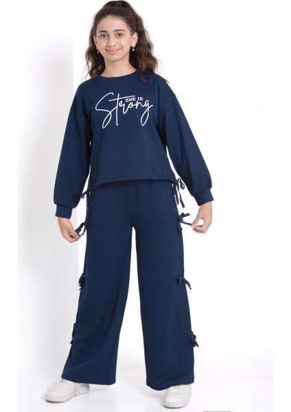 Strong Kız Çocuk Eşofman Takımı Lacivert