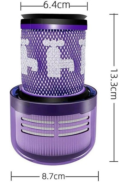 Dyson V12 Detect Slim Elektrikli Süpürge Yedek Parçası Için Hepa Filtre 971517-01 indirimleri