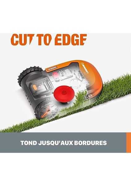 WR165E 20VOLT 2.0AH. 18CM Landroıd Tam Otonom Kömürsüz Çim Biçme Robotu fırsatları