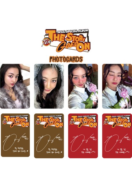 Twıce Jihyo '' Ten : The Story Goes On '' Photocards Set