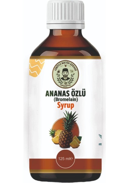 Ananas Özlü Bromelain Şurubu fiyatları