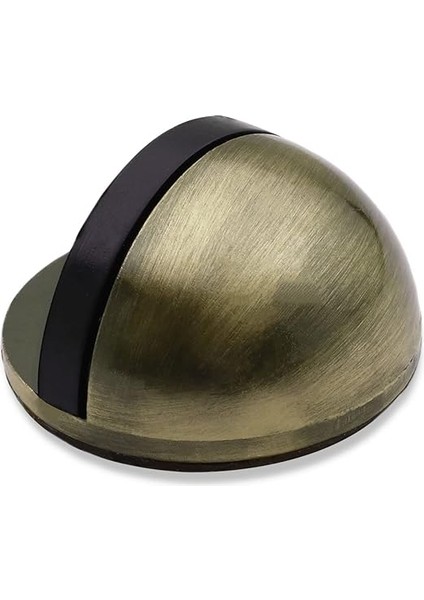 Yarımay Kapı Stoperi Tamponu Yapışkanlı Metal Kapı Stopu Antik Sarı fiyatları