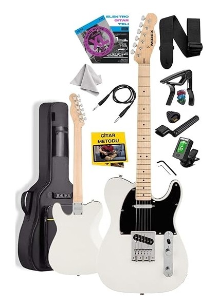 TLX-50CR Tele Kasa Maple Klavye 2 Single-Coil Manyetik Elektro Gitar fiyatları