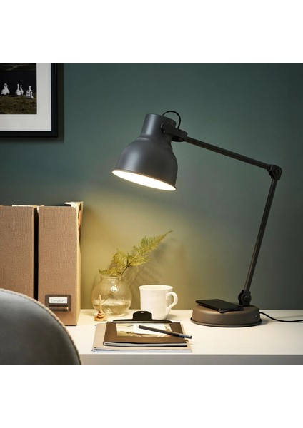 Hektar Çalışma Lambası Koyu Gri 70 cm Qi Sertifikalı Kablosuz Şarj fiyatları