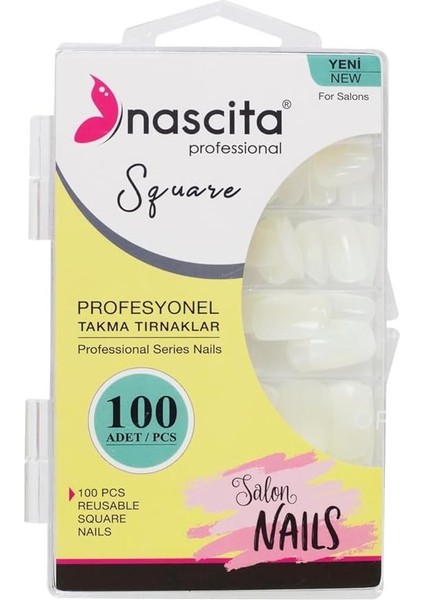 100'LÜ Kutulu Square Takma Tırnak - 167