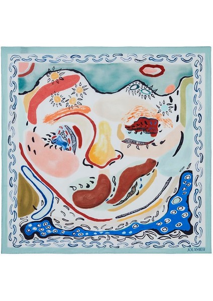 Desenli Modal Eşarp Abstract fırsatları