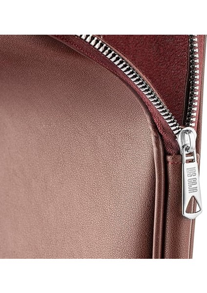 - 14" Inç Su Geçirmez, Vegan Deri ve Fermuar Özellikli Macbook & Tablet & Laptop Çantası (Acı Kahve) indirimleri