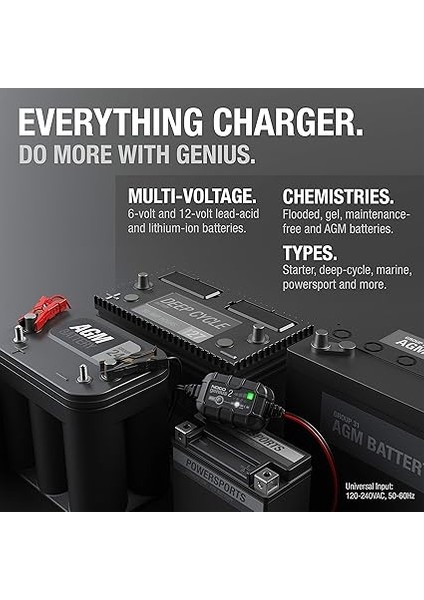 Genıus2 6V/12V 40A Akıllı Akü Şarj ve Akü Bakım/desülfatör indirimleri