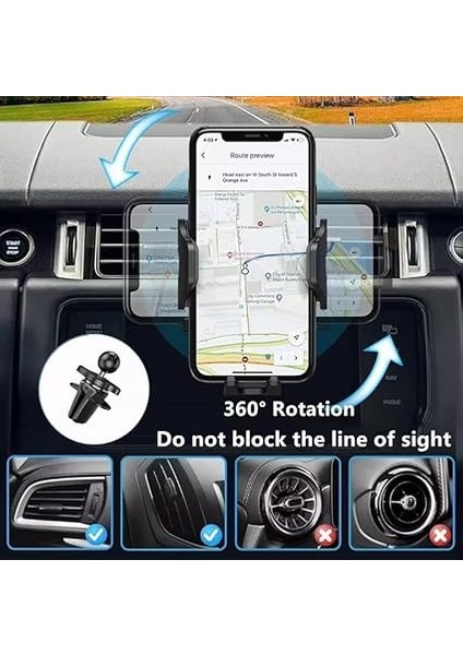 Araç Içi Telefon Tutucu 4-7 Inç Tüm Modellere Uyumlu 360 Derece Döner Kullanımı ve Kurulumu Kolay (Mac-33) modelleri