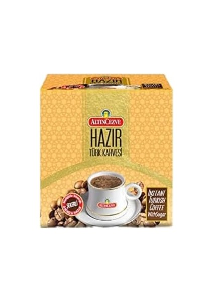 Altıncezve Hazır Türk Kahvesi Şekerli Tek Kullanımlık 20'li Paket