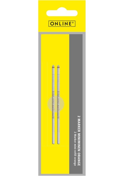 2 Marker Mini Refills B Orange