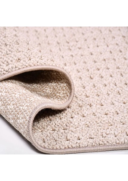 Jucar Modern Bej Polipropilen Atkılı Jüt Makine Halısı modelleri