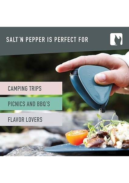 My Fire Tuzluk, Karabiberlik, Kapaklı, Kamp Baharatlığı, 3 Bölmeli, Mini Tuzluk, Karabiber, Baharat Kutusu, To Go Dış Mekan Için, Su Geçirmez indirimleri