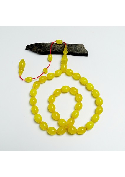 L. Sarısı Ateş Kehribarı Tesbih