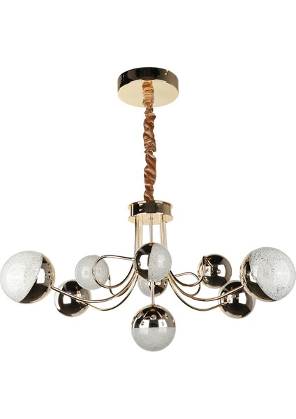 Larin Ledli 9.lu Avize Gold Kaplama fiyatları