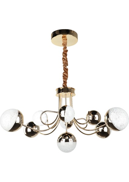 Larin Ledli 9.lu Avize Gold Kaplama modelleri