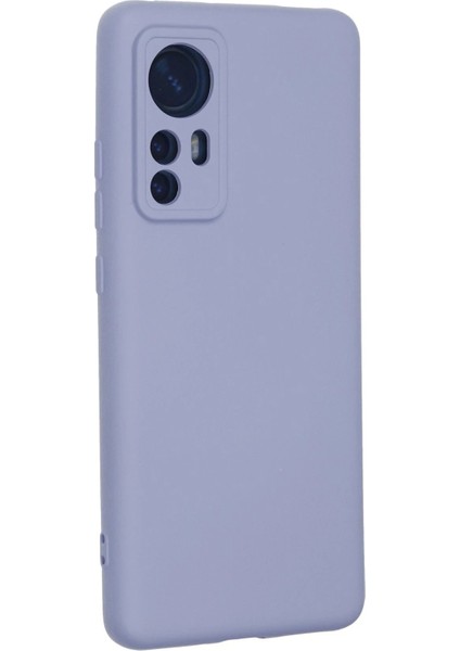 Xiaomi Mi 12 Kılıf Nano Içi Kadife Silikon - LILA-(5796) - N307J575-M43307 modelleri