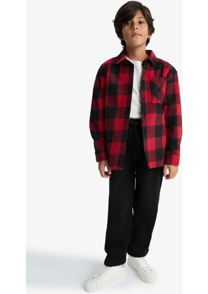 Erkek Çocuk Standart Paça Pelüş Astar Jogger Pantolon F1976A825WN fiyatları