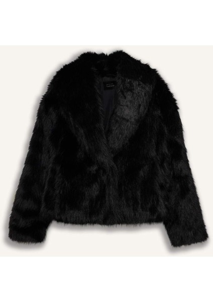 Regular Fit Kısa Suni Kürk F5563AX25WN