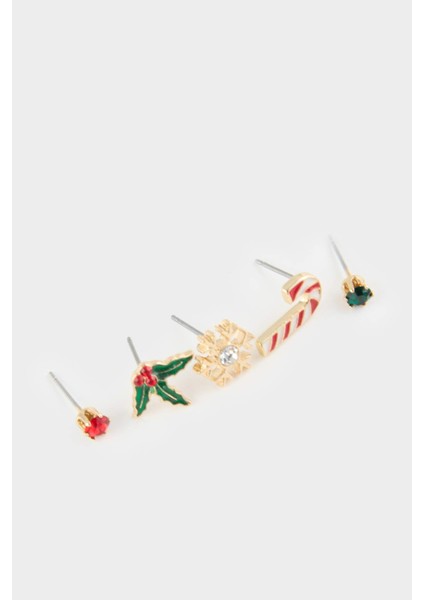 Kadın Yılbaşı Temalı 9'lu Küpe F7411AXNS indirimleri