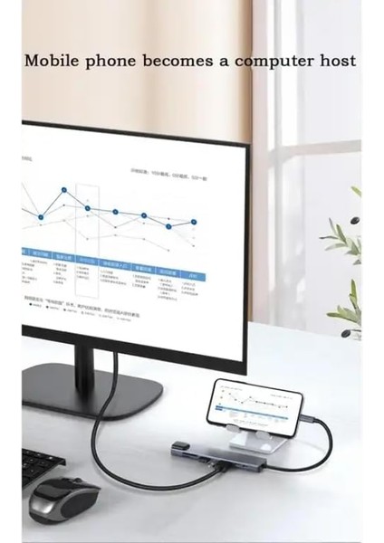 8 In 1 Type C To 2 Port USB 3.0 2 Sd Kart Tf Kart HDMI RJ45 2pd Kablolu Adaptör iphone 15 Serisi Uyumlu Type C Girişli Android Cihazlara Uyumlu ZR38 indirimleri