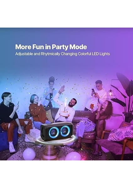 Carnival 100W Taşınabilir Kablosuz Bluetooth Parti Hoparlörü 2BH12 fırsatları